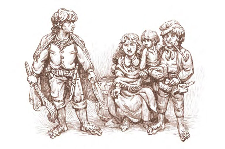 Hobbits of the Shire